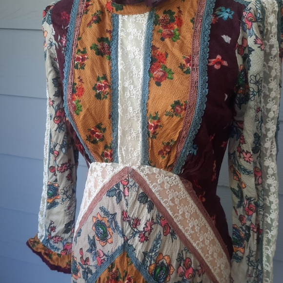 Free People Fall to Pieces Mini Dress - Picture 7 of 8